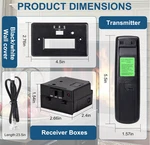Gas Fireplace Remote Control System Kit For Standard Millivolt Valve. Fixed Price $42.50.