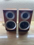 Panasonic SB-PM19 Bi-wired Bookshelf Speakers Cherry Wood Finish No Covers. Fixed Price $31.99.
