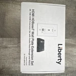 Liberty DL-1H1A-WPKT-W Hdmi Hdbaset Wall Plate White Audio RS232. Fixed Price $100.00.