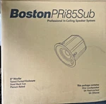 Boston PRI85SUB In-ceiling Speaker System 8" Woofer, Tuned Ported Enclosure, Nos. Fixed Price $250.00.