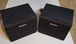 Sony SS-SR9 Left & Right Speakers Black Wire Hookup Surround Sound Tested Works. Fixed Price $24.95.