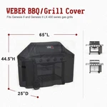 Premium Grill Cover For Weber Genesis Ii 400 Series Fits Widths Up To 65". Fixed Price $66.90.