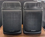 Optimus LX5 Speakers Polypropylene Woofer & Linaeum Tweeter W/boxes. Fixed Price $179.00.