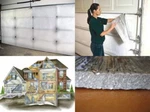 Nasa Ssr 1 Car Garage Door Reflective White Foam Core Insulation Kit 9X7 9X8. Fixed Price $64.88.