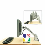 Kensington Smartfit Four-position Desk-mount Arm For Monitor, X 26 4, Silver. Fixed Price $32.95.