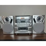 Emerson MS9700 6-CD Changer Stereo System Cassette Am Fm Radio Silver Used. Fixed Price $85.00.