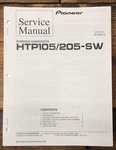 Pioneer HTP-105 HTP-205 Sw Subwoofer Service Manual *original*. Fixed Price $14.97.