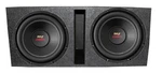 Pyle PLPW12D 12" 3200W 4-OHM Dvc Car Subwoofer And Dual Ported Enclosure. Fixed Price $171.89.