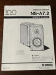 Yamaha NS-A7.2 Speaker System Service Manual Vintage Oem Original. Fixed Price $14.99.