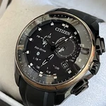 Citizen Eco-drive Bluetooth Black And Gold Watch BZ1024-05E Stainless Steel. Fixed Price $435.00.