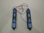 Haier Speaker Set MTC4260 Ohms 12W Pulled From Model 48D3500. Good With Wiring. Fixed Price $13.00.