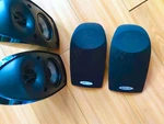 Pair Of Polk Audio / Satellite Speakers In Great Shape Tested. Fixed Price $75.00.