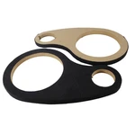 Pair Of 8" Speaker Ring Wood Carpeted With Opening For 3 Inch Tweeters. Fixed Price $32.95.