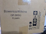 Bowers & Wilkins 66SQ 6" Square Grille (pair). Fixed Price $28.00.