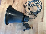 Vtg University Loudspeaker White Plains Ny Horn W/ Bracket Untested. Fixed Price $27.00.