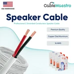 16AWG Speaker Cable Conductors Wire Audio CL2 16/2 Gauge 100 250 500FT Lot. Fixed Price $56.04.