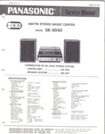 Panasonic Service Manual SE-2030 Scanned Pdf E-format). Fixed Price $16.99.