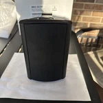 Monacor MKS-34/SW Pair Of Speakers Black 30W Ohm Wall Mounted. Fixed Price $15.00.