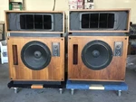 Altec Lansing Model 19 Speakers Pair 416-B Alnico Woofers Walnut Vintage. Fixed Price $2800.00.