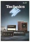 Technics - Brochure Catalogue Katalog 1986 1987 Language: English. Fixed Price $9.30.