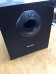 Aiwa TS-W45U Powered Subwoofer 40W Wired Home Audio Speaker Black As Is. Fixed Price $49.99.