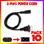 10 Pack Us 2 Pin Charger Adapter Power Cable For Vizio Lg Speaker Printer. Fixed Price $17.99.