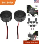 Upgrade Your Sound - 180 Watts Car Audio Dome Tweeters, Surface/angle Mount. Fixed Price $19.95.