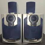 Aiwa 3-WAY Bass Reflex Speakers Pair 160MM Woofer Blue/silver Tested Working. Fixed Price $48.99.