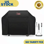 7131 Grill Cover For Weber Genesis Ii 4 Burner Including Brush, Tongs. Fixed Price $55.99.