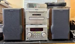 Aiwa XR-M30 Compact Disc Stereo System Receiver, Speakers, Cd Player, Remote;. Fixed Price $245.99.