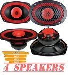 New 4X Cerwin-vega CVPX69 6"X9" 2-WAY Full Range 120W Speakers W/horn Tweeter. Fixed Price $247.99.