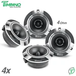 4X Timpano 1200 Watt Car Audio Bullet Tweeters TPT-ST2 Chrome 3.85" Shallow 4OHM. Fixed Price $45.90.