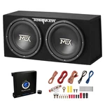 Mtx 12" Dual Subwoofer Enclosure, Planet Audio Amplifier, Soundstorm Wire Kits. Fixed Price $694.99.