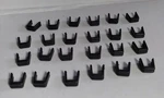 Lot Of 24 Vintage Pioneer Speaker CS-66/G Grill Clips. Fixed Price $16.00.