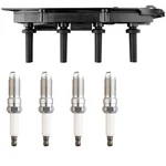 Ignition Coil Pack With Module UF391 GN10112 & 4 Pcs Iridium Spark P.... Fixed Price $177.79.