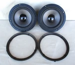 Acoustic Research 1210163-5 8-OHM 7" Speakers With Mounting Rings Pair. Fixed Price $50.00.