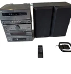 Pioneer Multi Cd Receiver Xc P410M Dual Cassette Deck Ct P410WR With Speakers. Fixed Price $400.00.