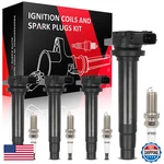 Scitoo Set Of 4 Ignition Coils Iridium Spark Plugs Replacement For Kia. Fixed Price $95.14.