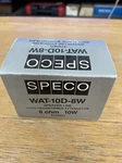 New Speco WAT-10D-8W Speaker Line Attenuator White Plastic 8OHM 10W. Fixed Price $17.95.