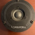 Polycell Tweeter 3.75" 902-2624 67099 RS10000 RS2000 Speaker Working. Fixed Price $24.99.