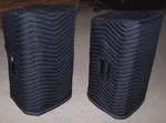 Ev ZLX-15P ZLX-15BT Padded Black Speaker Covers (2) Qty Of = Pair!. Fixed Price $137.99.