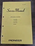 Pioneer CS-R300/500/700/CS-06 Speaker Service Manual Oem. Fixed Price $10.15.
