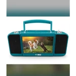 Altec Lansing Teal Portable Stereo / Tv Boombox With Handle Dual Speakers. Fixed Price $94.39.