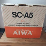 Vintage Aiwa SC-A5 Speakers Nos New Box Cassette Audio Acoustic System. Fixed Price $59.95.