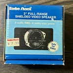 Vintage Radio Shack 40-242 Shielded Video Speaker Nib Tandy Corp Thailand. Fixed Price $18.74.