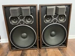 Technics G500 Speakers Bass Reflex 4 Way 16-1/8" Woofer Pair. Fixed Price $1600.00.