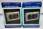 Set Of 2 Realistic Twin-piezo Driver Horns New Box. Fixed Price $59.99.