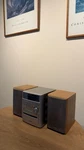 Aiwa XR-EM50 Micro Hi-fi Component System Cd/cassette/radio Wood Grain Speaker. Fixed Price $115.00.