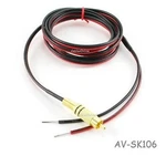 6FT Cablesonline 18 Awg Speaker Wire Single With Rca Male Plug, AV-SK106. Fixed Price $12.99.