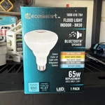 Ecosmart 65-WATT Equivalent BR30 Bluetooth Speaker Led Flood Light Bulb (5 Boxes. Fixed Price $15.00.